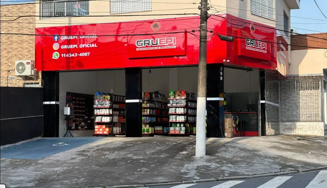 Fachada da loja GRUEPI São Bernardo do Campo