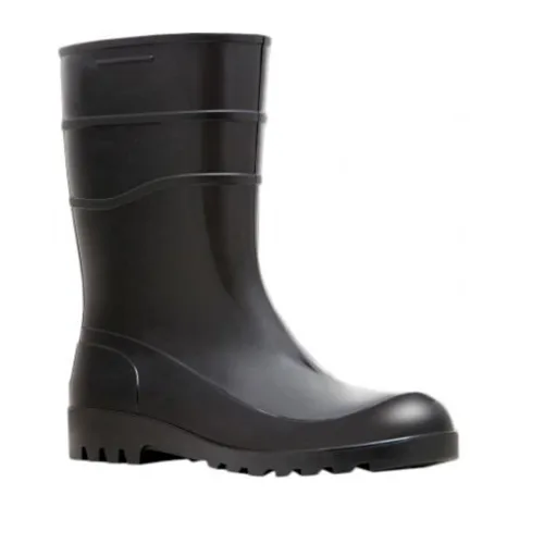 BOTA DE PVC CANO MÉDIO COM FORRO