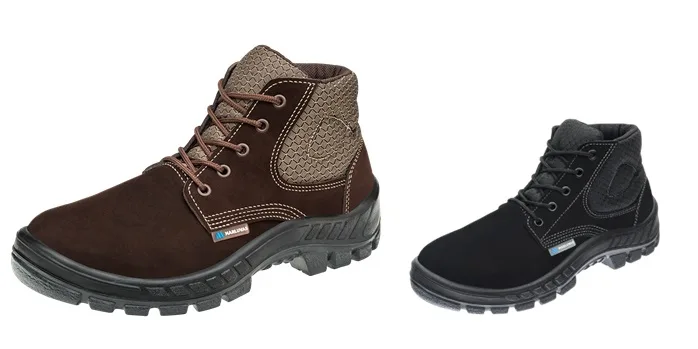 Bota linha Trekking (Ref.: 50B26  Marrom ou Preta) MARLUVAS