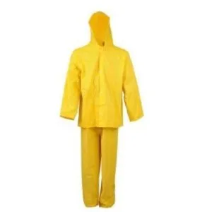 CONJUNTO DE PVC AMARELO COM FORRO
