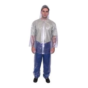 CONJUNTO LAMINADO TRANSPARENTE COM VELCRO