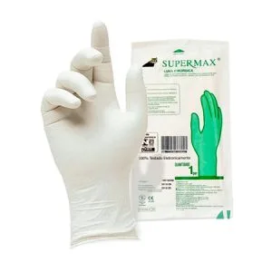 LUVA CIRÚRGICA ESTÉRIL - LÁTEX SUPERMAX