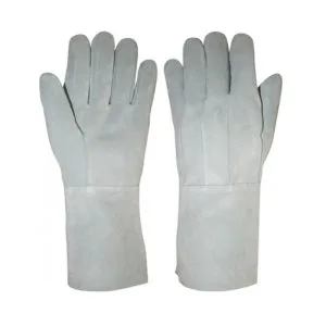 LUVA DE RASPA PUNHO 15CM COM REFORÇO
