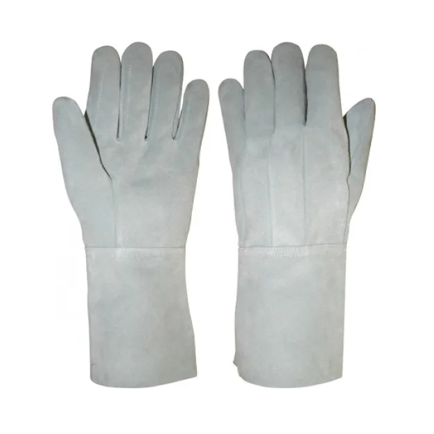 LUVA DE RASPA PUNHO 15CM COM REFORÇO