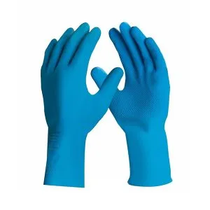 LUVA LATEX NITRILICA AZUL - SENSIFLEX PREMIUM