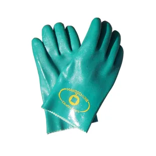 LUVA PVC 26CM COM FORRO PALMA ASPERA TAM.9 1/2
