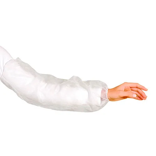 MANGOTE DESCARTÁVEL EM TNT BRANCO PCT C/100 UND