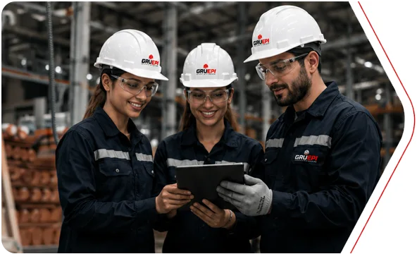 Equipe GRUEPI analisando operação em campo