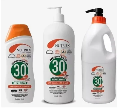 Protetor Solar com Repelente FPS 30 1/3 UVA Nutriex