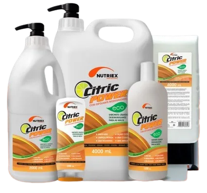 Sabonete Desengraxante Nutriex Citric Power - Limpeza Pesada das Mãos.