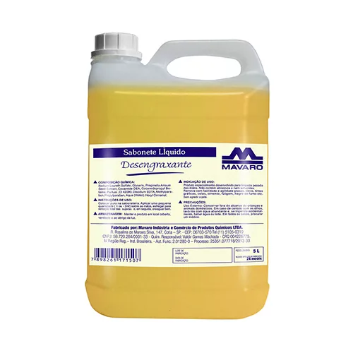 SABONETE LIQUIDO DESENGRAXANTE