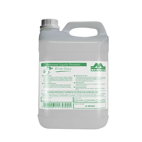 SABONETE LIQUIDO PEROLADO (ERVA DOCE)