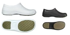 SAPATO OCUPACIONAL ANTIDERRAPANTE CALFOR 
 GRIP – Branco ou Preto